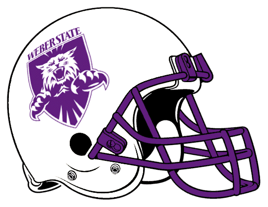 Weber State Wildcats 2001-2005 Helmet Logo iron on transfers for T-shirts
